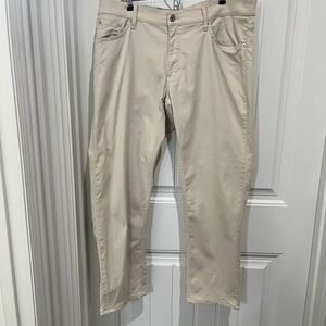 Brax Hi-Flex Modern‎ Fit Beige Chuck Style Chino Jeans Measures 39/27